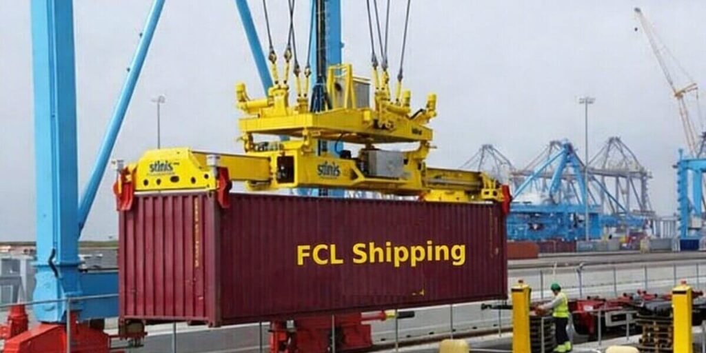 Visual summary of key considerations for FCL shipping including cost, risk, and cargo suitability