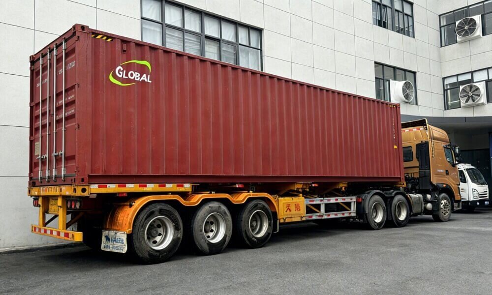 Fully loaded container display