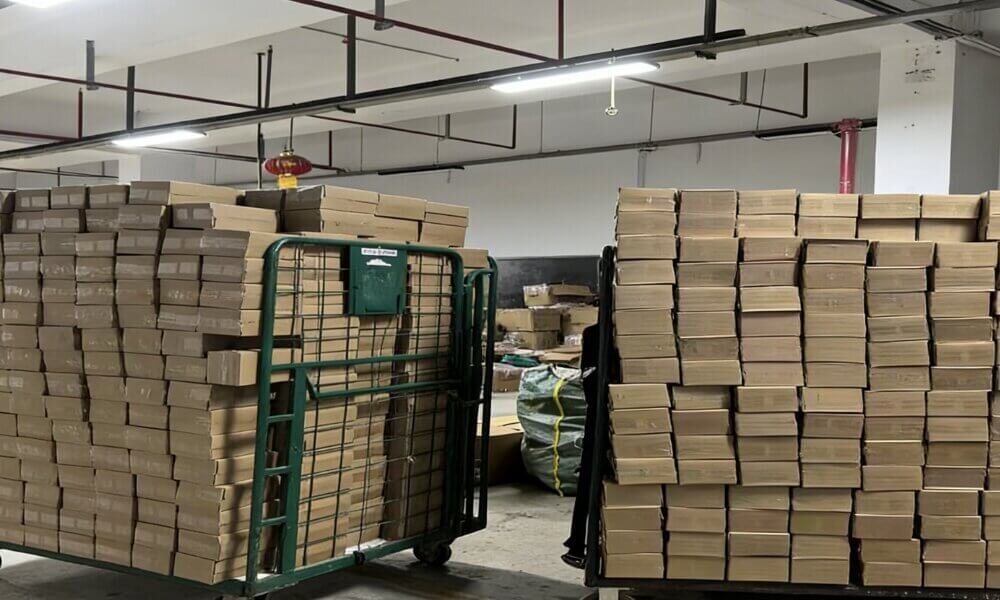 LED lights ready for shipment to the USA