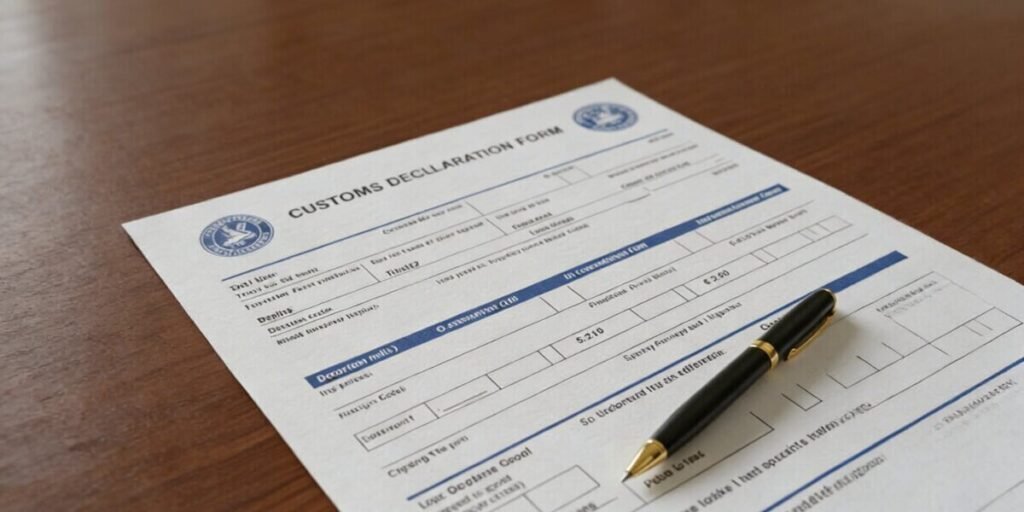 Choosing the correct customs forms and permits for export shipments.